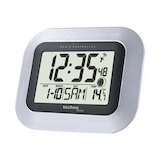 Artikelbild 1 für TechnoLine® digitale Funkwanduhr WS 8005 silber Aluminium 22,6 x 18,0 cm, Artikelnummer 926154