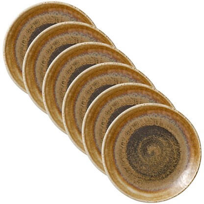 Artikelbild für HEART & SOUL Teller Perfect Match Cumin hellbraun Ø 15,0 cm, 6 St., Artikelnummer 107397