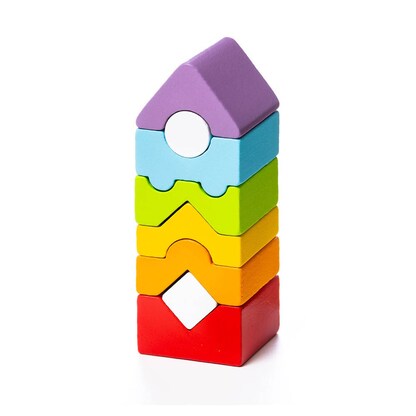 Artikelbild 2 für CUBiKA Stapelturm LD-12 Lernspielzeug, 1 St., Artikelnummer 234227