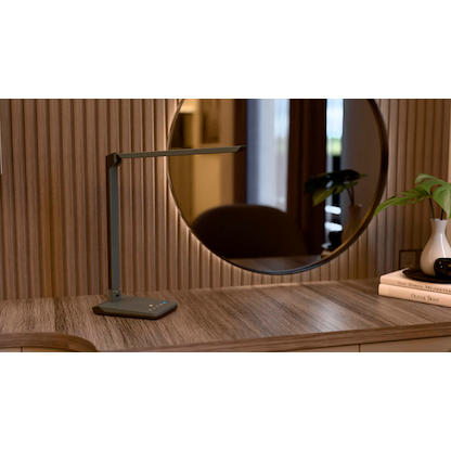 Artikelbild 2 für Hansa Lumina LED Schreibtischlampe metallgrau 9 W, Artikelnummer 496079