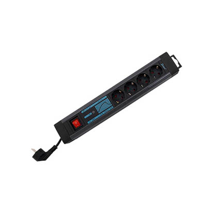 Artikelbild 2 für REV Supraguard 4-fach Steckdosenleiste mit Überspannungsschutz 2,5 m schwarz, Artikelnummer 342877