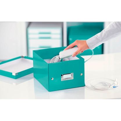 Artikelbild 3 für LEITZ Click & Store Aufbewahrungsbox 7,4 l eisblau 21,6 x 28,2 x 16,0 cm, 1 St., Artikelnummer 211019