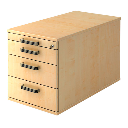 Artikelbild für HAMMERBACHER Solid TC30 Rollcontainer ahorn 4 Auszüge 42,8 x 80,0 x 51,2 cm, Artikelnummer 862452