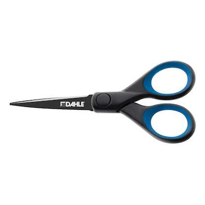 Artikelbild für DAHLE Papierschere OFFICE TITANIUM schwarz-blau 13,0 cm, Artikelnummer 326912