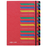 Artikelbild 1 für PAGNA Ordnungsmappe 24 Fächer rot, 1 St., Artikelnummer 177188