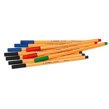 Artikelbild 2 für STABILO point 88 Fineliner farbsortiert 0,4 mm, 10 St., Artikelnummer 489500