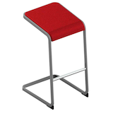 Artikelbild 1 für Quadrifoglio Hocker C-STOOL OCSTOA01/34QI rot, 1 St., Artikelnummer 670070