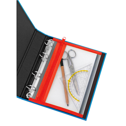 Artikelbild 2 für VELOFLEX Reißverschlussbeutel VELOBAG® DIN A5 transparent/rot 0,3 mm, 1 St., Artikelnummer 474528