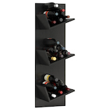 Artikelbild 1 für VCM my home Weinregal Vinosi schwarz 33,0 x 25,6 x 106,5 cm, 1 St., Artikelnummer 387557