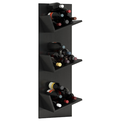 Artikelbild für VCM my home Weinregal Vinosi schwarz 33,0 x 25,6 x 106,5 cm, 1 St., Artikelnummer 387557