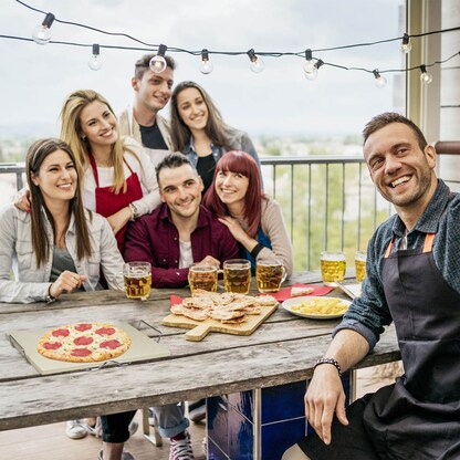 Artikelbild 5 für relaxdays Pizzastein-Set beige, 1 St., Artikelnummer 445292