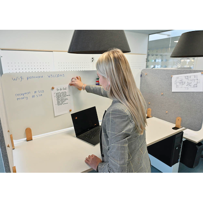 Artikelbild 4 für Legamaster Tischtrennwand ELEMENTS 7-209911, weiß 120,0 x 60,0 cm, 1 St., Artikelnummer 496564