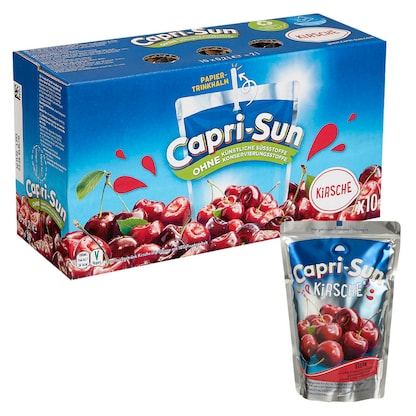 Artikelbild für Capri-Sun Kirsche Fruchtsaftgetränk 10x 0,2 l, Artikelnummer 163480