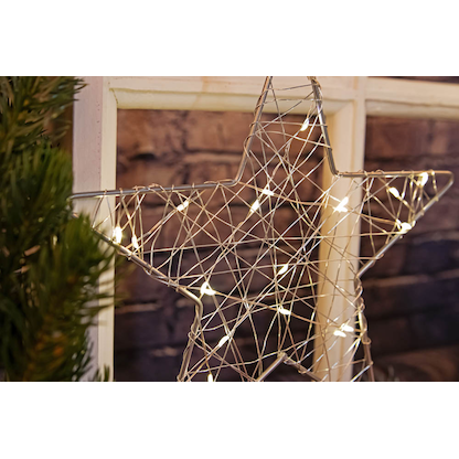 Artikelbild 14 für Idena Metallsterne LED Dekoleuchten weiß, 3 St., Artikelnummer 761922