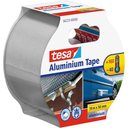 Artikelbild für tesa Aluminium Tape Dichtungsband silber 48,0 mm x 10,0 m 1 Rolle, Artikelnummer 384117