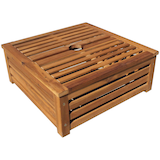 Artikelbild 1 für Garden Pleasure Sonnenschirmständer-Verkleidung TAYLOR 985168 braun, Holz, Artikelnummer 896892