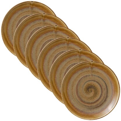 Artikelbild für HEART & SOUL Teller Perfect Match Cumin hellbraun Ø 27,0 cm, 6 St., Artikelnummer 107429