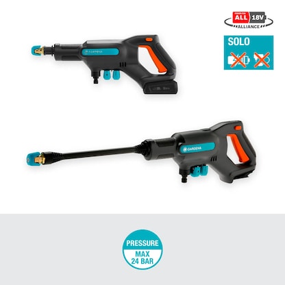 Artikelbild 5 für GARDENA AquaClean 24/18V P4A Solo Akku-Druckreiniger 18,0 V, ohne Akku, Artikelnummer 212447