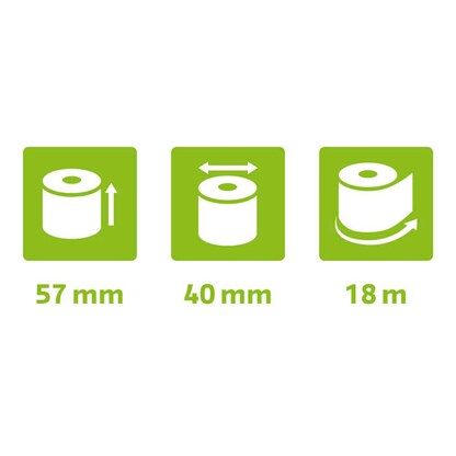 Artikelbild 7 für Exacompta Thermorollen 5,7 cm x 18,0 m, 10 Rollen, Artikelnummer 346599