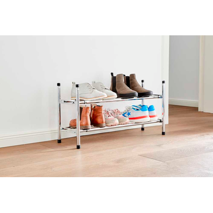 Artikelbild 4 für LOVE !T STORE !T Teleskop-Schuhregal LOFT schwarz 64,0 - 118,0 x 23,0 x 37,0 cm, 1 St., Artikelnummer 740476