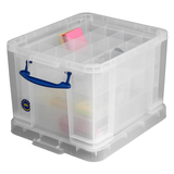 Artikelbild 1 für Really Useful Box Aufbewahrungsbox 35,0 l transparent 48,0 x 39,0 x 31,0 cm, 1 St., Artikelnummer 112526
