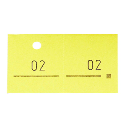 Artikelbild 3 für WOLF & APPENZELLER Doppelnummernblöcke 01-100, 101-200, 201-300, 301-400, 401-500, gelb, 5 Blöcke, Artikelnummer 394243