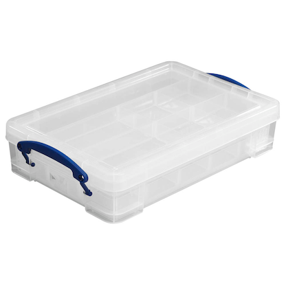 Artikelbild 4 für Really Useful Box Aufbewahrungsbox 4,0 l transparent 39,5 x 25,5 x 8,8 cm, 1 St., Artikelnummer 327849