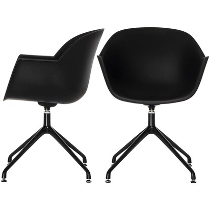 Artikelbild für meet powered by PAPERFLOW Schalenstühle MOON CHMOONX2.01.01 schwarz Kunststoff, 2 St., Artikelnummer 139987