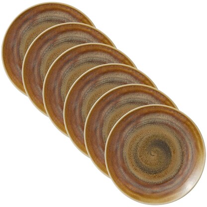 Artikelbild für HEART & SOUL Teller Perfect Match Cumin hellbraun Ø 30,0 cm, 6 St., Artikelnummer 107439