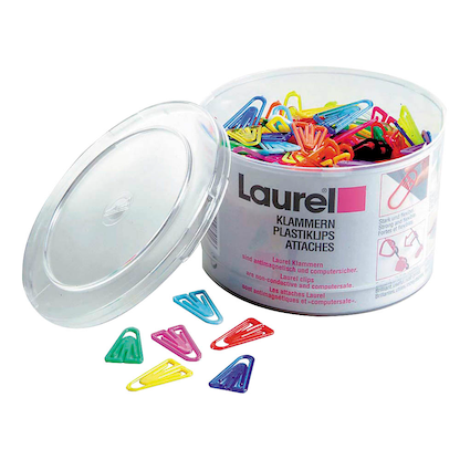 Artikelbild für Laurel Büroklammern farbsortiert kunststoffüberzogen, 500 St., Artikelnummer 403849