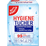 Artikelbild 1 für GUT&GÜNSTIG Desinfektionstücher 1-lagig weiß, 15 Tücher, Artikelnummer 451256