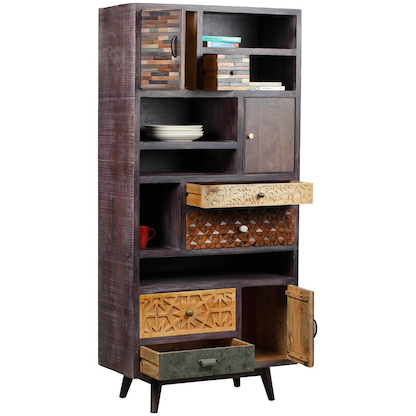 Artikelbild 4 für Garden Pleasure Regalschrank TOBOL, 304070 braun 80,0 x 40,0 x 183,0 cm, 1 St., Artikelnummer 543839