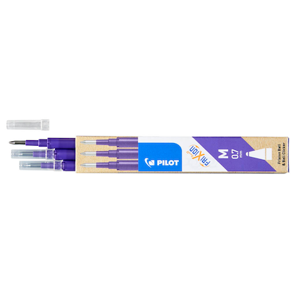 Artikelbild 4 für PILOT FRIXION Tintenrollerminen violett 0,4 mm 3 St., Artikelnummer 206490