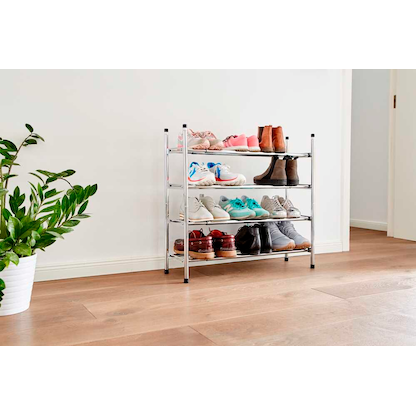 Artikelbild 5 für LOVE !T STORE !T Teleskop-Schuhregal LOFT schwarz 64,0 - 118,0 x 23,0 x 37,0 cm, 1 St., Artikelnummer 740476