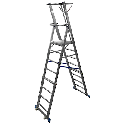 Artikelbild 3 für KRAUSE Podestleiter STABILO silber 8 Sprossen, H: 286,0 cm, Artikelnummer 569103