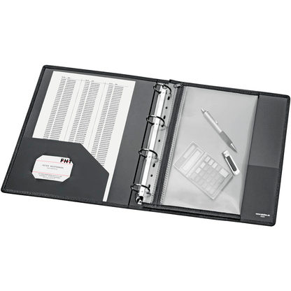 Artikelbild 2 für VELOFLEX Reißverschlussbeutel VELOBAG® DIN A4 transparent/schwarz 0,3 mm, 1 St., Artikelnummer 474767