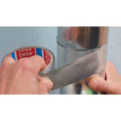 Artikelbild 3 für tesa Aluminium Tape Dichtungsband silber 48,0 mm x 10,0 m 1 Rolle, Artikelnummer 384117