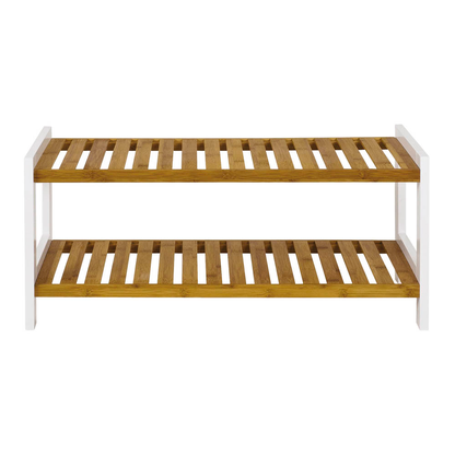 Artikelbild 2 für HAKU Möbel Schuhregal bambus, weiß 70,0 x 26,0 x 34,0 cm, 1 St., Artikelnummer 558641