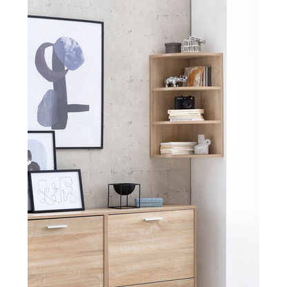 Artikelbild 4 für WOHNLING Eckregal braun 30,0 x 30,0 x 60,0 cm, 1 St., Artikelnummer 540981