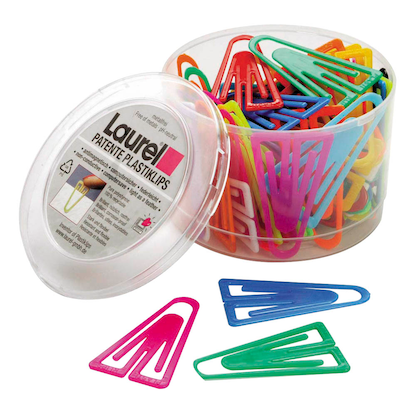 Artikelbild für Laurel Büroklammern farbsortiert kunststoffüberzogen, 75 St., Artikelnummer 403947