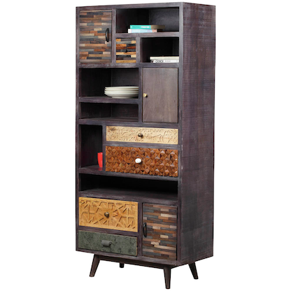 Artikelbild 5 für Garden Pleasure Regalschrank TOBOL, 304070 braun 80,0 x 40,0 x 183,0 cm, 1 St., Artikelnummer 543839