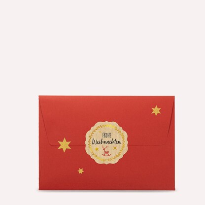 Artikelbild 4 für AVERY Zweckform Aufkleber Frohe Weihnachten, braun, 8 Etiketten, Artikelnummer 723716