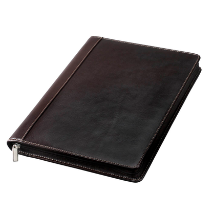 Artikelbild 3 für Alassio Konferenzmappe MONACO Leder DIN A4 dunkelbraun, Artikelnummer 243121