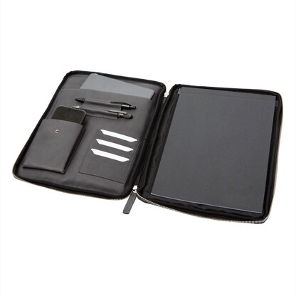 Artikelbild 3 für PRIDE & SOUL Konferenzmappe TERRA Leder DIN A4 grau, Artikelnummer 147237