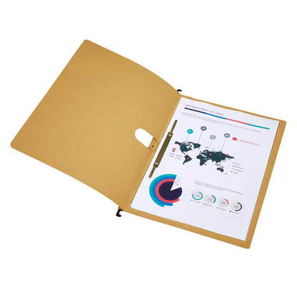 Artikelbild 5 für büroplus Hängehefter Karton braun DIN A4 1x kaufmännische Heftung, 50 St., Artikelnummer 148577