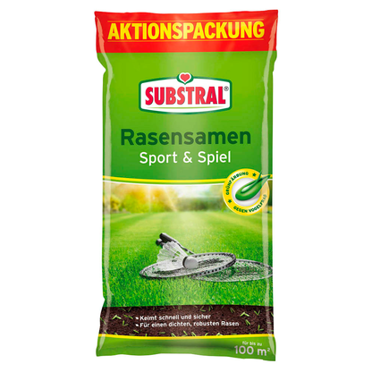 Artikelbild für SUBSTRAL® Sport & Spiel Rasensamen 2,0 kg, Artikelnummer 368867