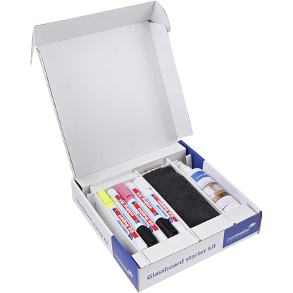 Artikelbild 2 für Legamaster Glas-Magnettafel Zubehör-Set Starter kit 11 Teile, Artikelnummer 247698