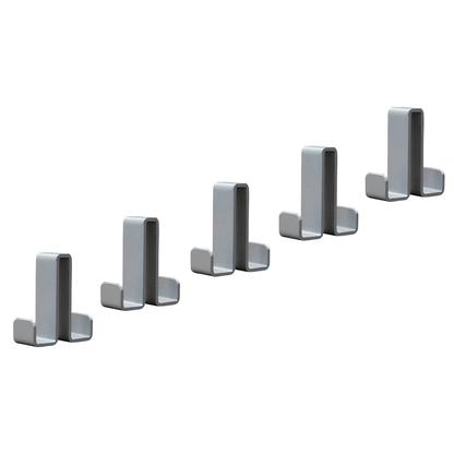 Artikelbild für Kerkmann Garderobenhaken mit 5x 2 Haken silber, 5 St., Artikelnummer 393926