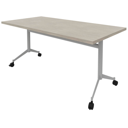 Artikelbild für Quadrifoglio Mehrzwecktisch Pop-up beton, alu rechteckig, T-Fuß-Gestell alu, 160,0 x 80,0 x 74,0 cm, Artikelnummer 310997