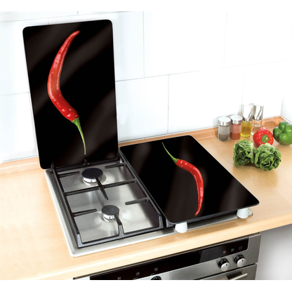 Artikelbild 6 für WENKO Herdabdeckplatten Hot Peperoni schwarz, 2 St., Artikelnummer 530394